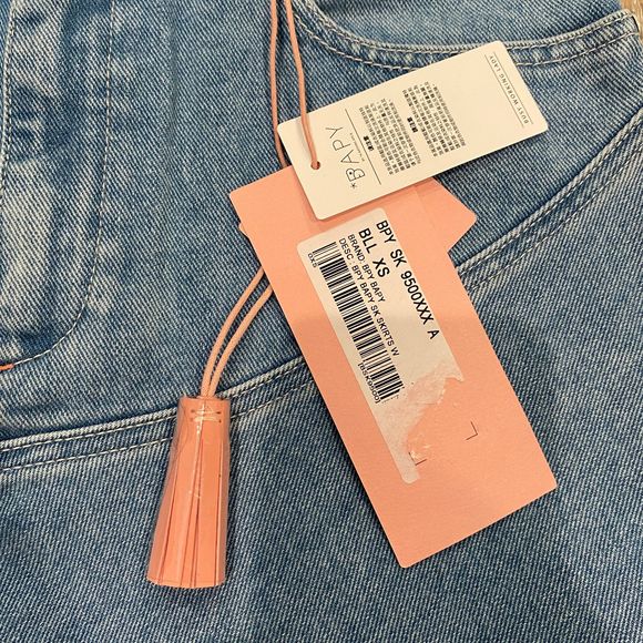 BAPY BY A BATHING APE DENIM SKIRT - Picture 3 of 3